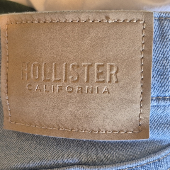 Hollister Men's Sky Blue Skinny Jeans - Picture 4 of 5